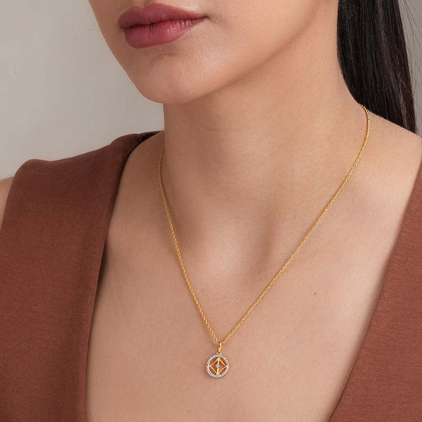 The Line Within 925 Silver Signature Charm Pendant