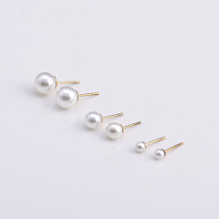 Shop Enchanted Pearl Stud Earrings Palmonas-2