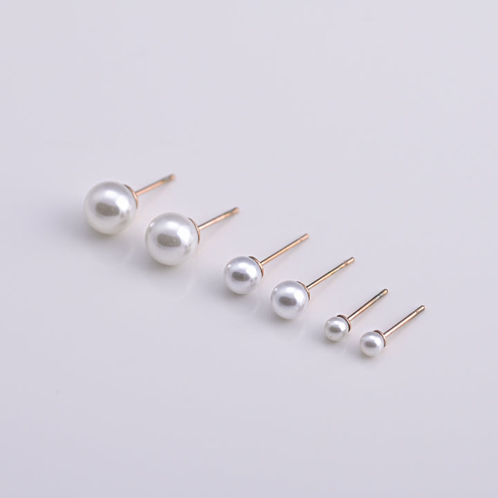 Shop Enchanted Pearl Stud Earrings Palmonas-3