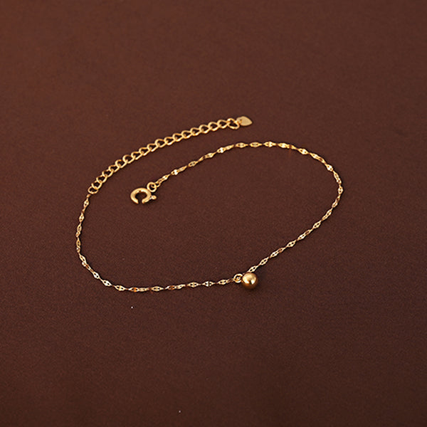 Shop Swirl Chain Anklet Palmonas-1