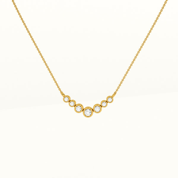 Stepping Stone 0.17 Carat Lab Grown Diamond Necklace