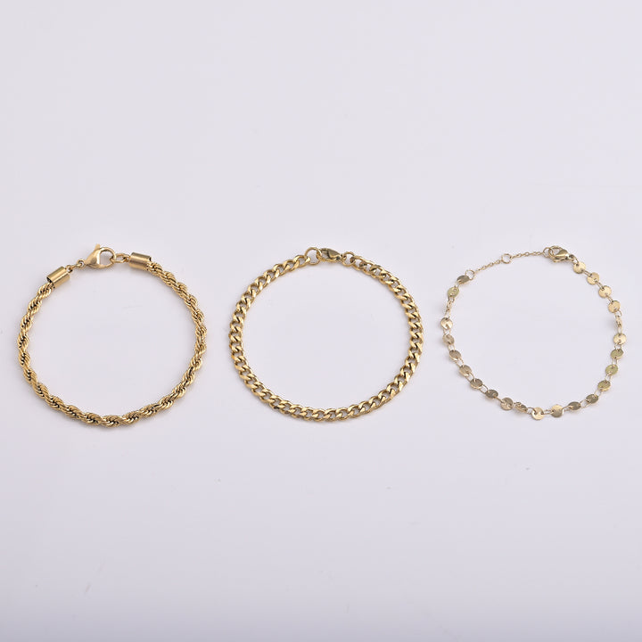 Shop Trio of chains Bracelet Palmonas-2