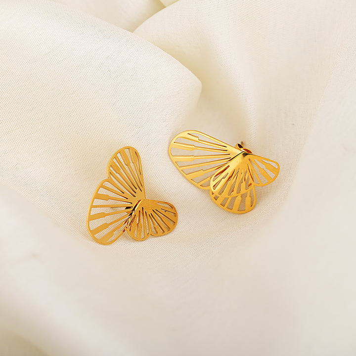 Shop Butterfly Wing Stud Earrings Palmonas-2