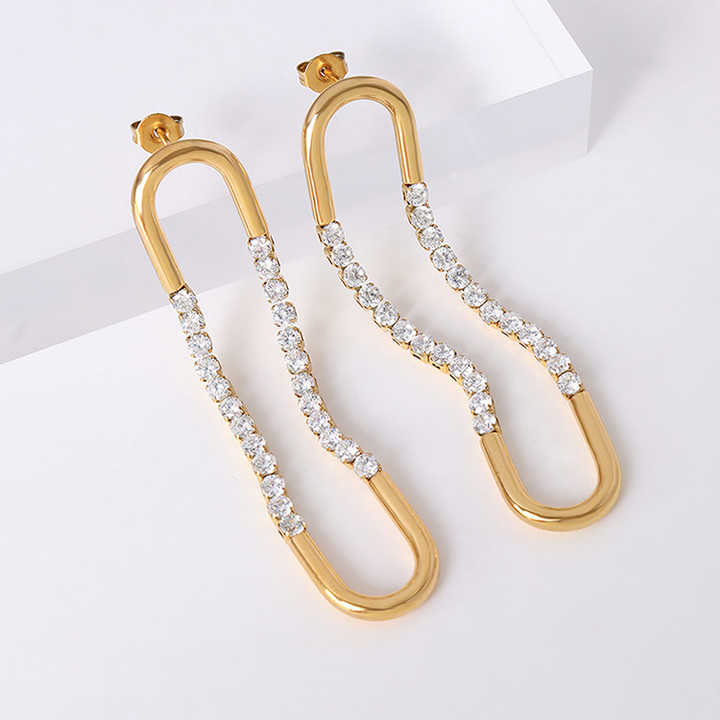 Shop Dangle U Shape Earrings Palmonas-5