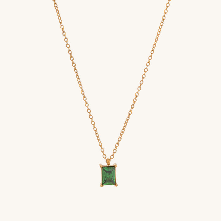 Shop Emerald Aventurine Necklace- 18k Gold Plated Palmonas-2