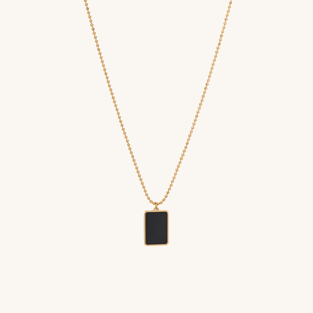 Perola Collection - Single Black Onyx Gold Necklace – John Medeiros Jewelry  Collections