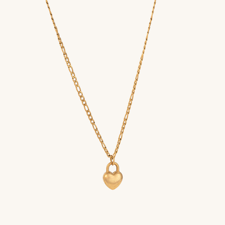 Shop Romantic Heart Necklace- 18k Gold Plated Palmonas-2