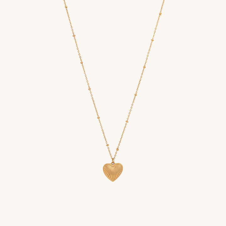 Shop Heart Rays Necklace | 18k Gold Plated Palmonas-2
