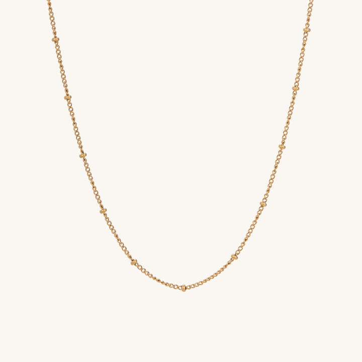 Shop Beaded Chain Necklace- 18K Gold Plated Palmonas-2