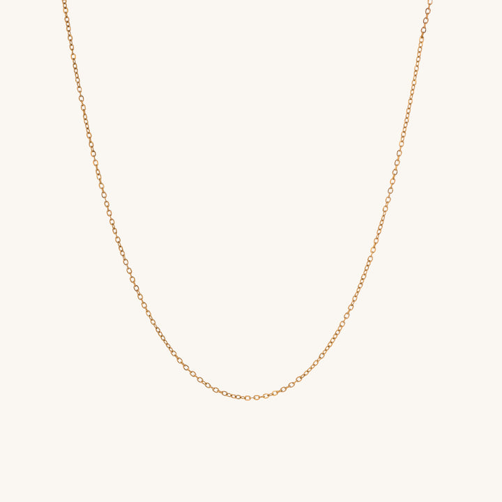 Shop Thin Chain Necklace- 18k Gold Plated Palmonas-5