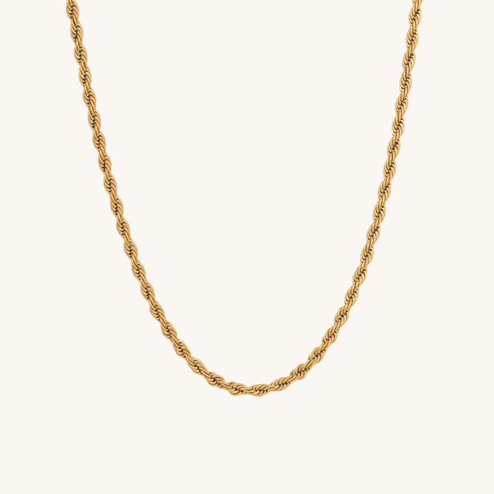 Shop Rope Chain Necklace- 18k Gold Plated Palmonas-2