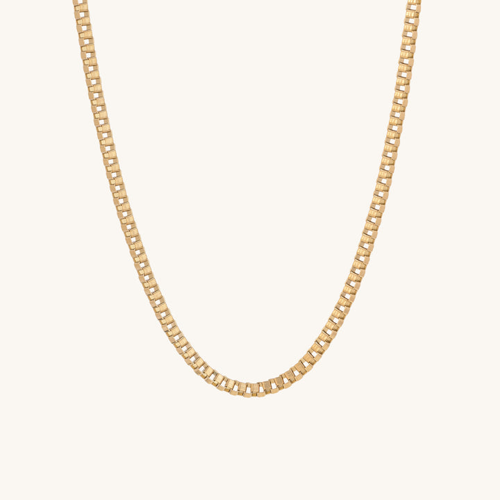 Shop Box Chain Necklace- 18k Gold Plated Palmonas-3