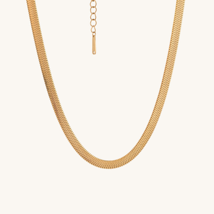 Shop Snake Chain Necklace- 18k Gold Plated Palmonas-2