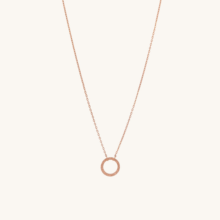 Shop Geometric Round Necklace | 18k Gold Plated Palmonas-5
