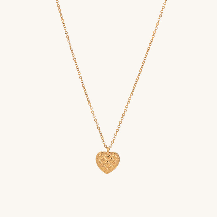 Shop Love Pendant Necklace | 18K Gold Plated Palmonas-2