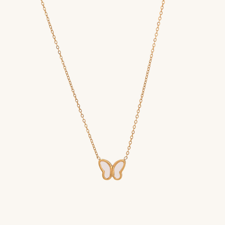 Shop Little Butterfly Necklace  | 18k Gold Plated Palmonas-2