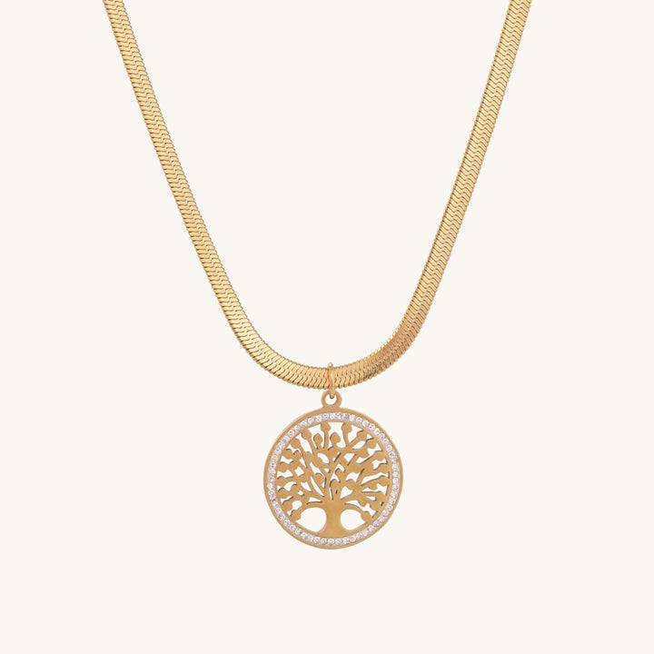 Shop Tree of Life Necklace | 18k Gold Plated Palmonas-3