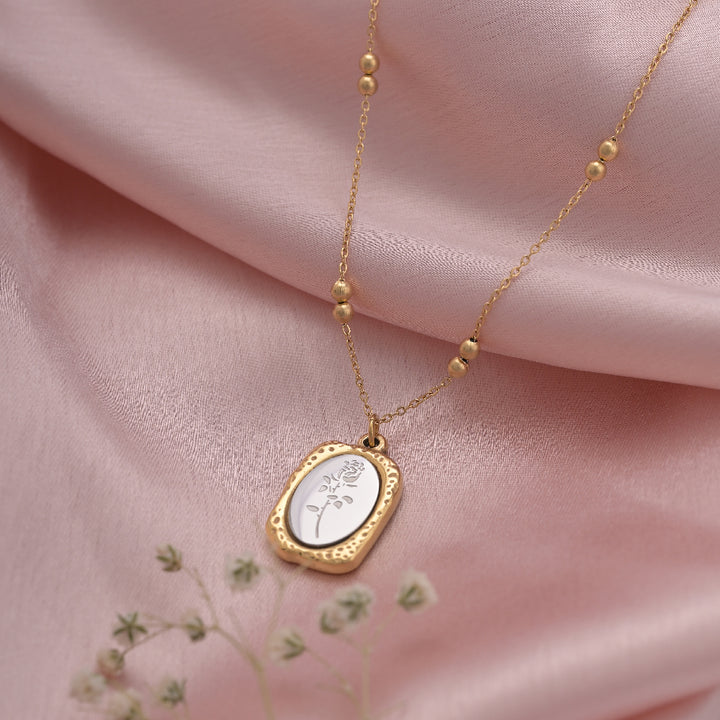 Shop Classic Rose Pendant | 18k Gold Plated Palmonas-1