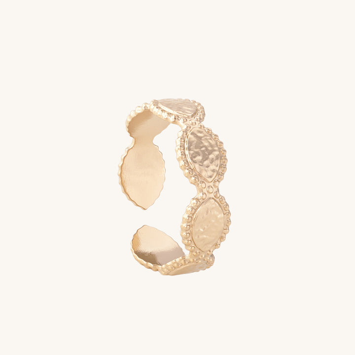 Shop Embossed Leaf Ring Palmonas-4