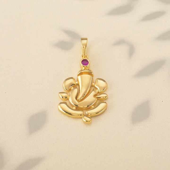 Shop Advik Nobel Ganesha Pendant Palmonas-1