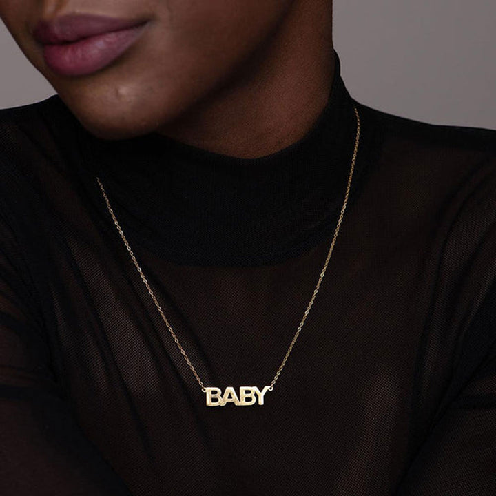 Shop Baby Boo Necklace- 18k Gold Plated Palmonas-4