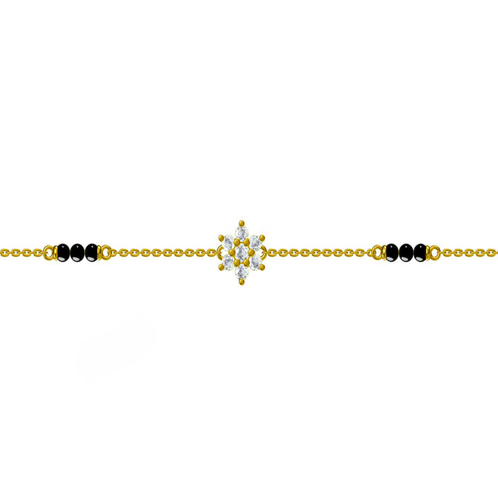 Shop Maya Mangalsutra Bracelet- 18k Gold Vermeil Palmonas-5