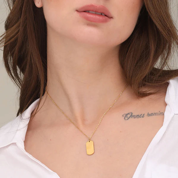 Delicate Round Rays Necklace- 18k Gold Plated