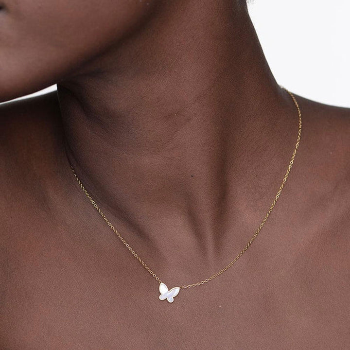 Shop Annabelle Butterfly Necklace- 18k Gold Plated Palmonas-4