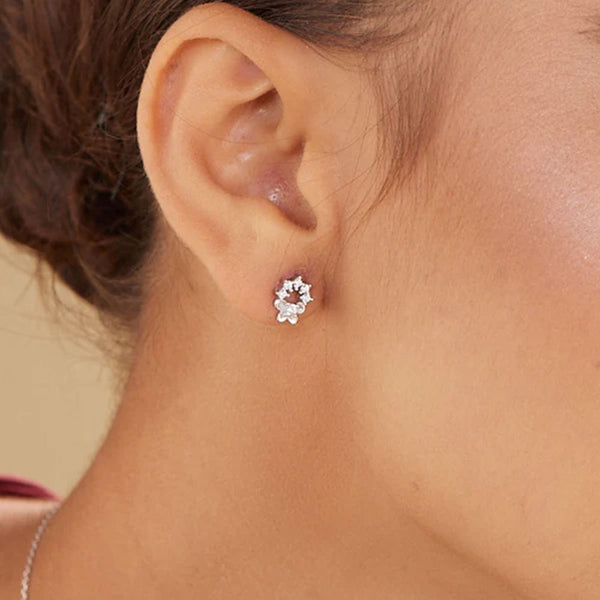 Shop Weiss Wreath Stud Earrings- 925 Silver Palmonas-1