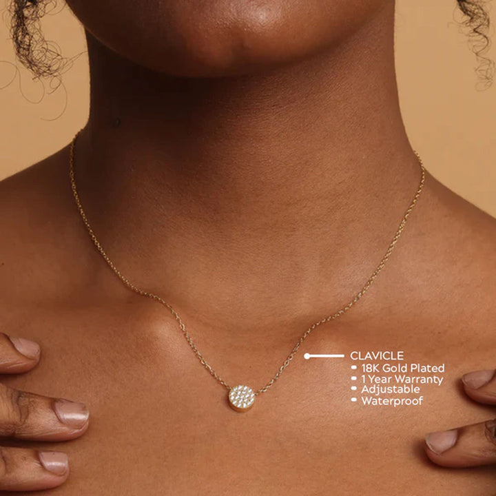 Shop Clavicle Necklace | 18k Gold Plated Palmonas-3