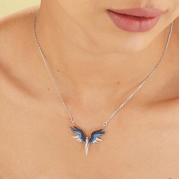 Shop Angel Wings Necklace- 925 Silver Palmonas-3
