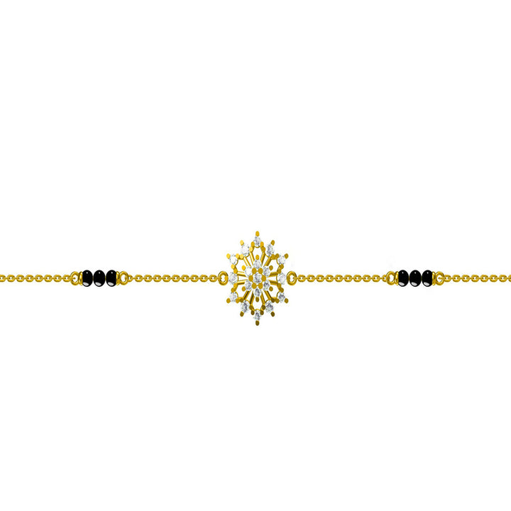 Shop Tvarita Mangalsutra Bracelet- 18k Gold Vermeil Palmonas-5