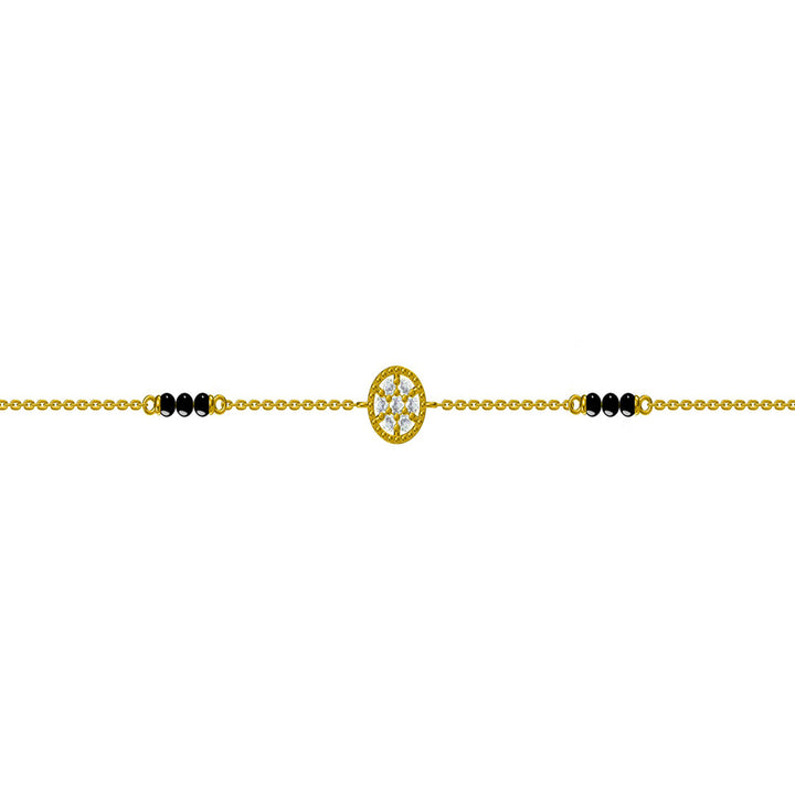 Shop Tvasti Mangalsutra Bracelet- 18k Gold Vermeil Palmonas-5
