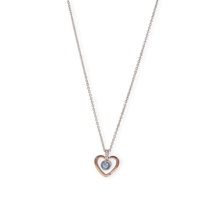Shop Love Heart Pendant | 18k Rose Gold Plated Palmonas-7