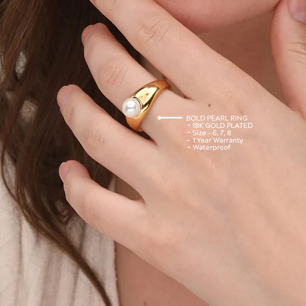 9k yellow gold (375/°°) little finger ring set with 3 li… | Drouot.com