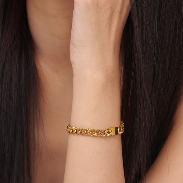 KIKICHIC | Nyc | Snake Palm Cuff Bracelet Adjustable in 18K Gold and Silver 18K Gold