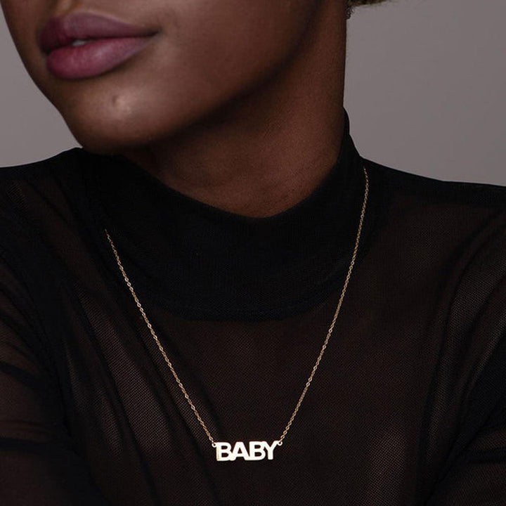 Shop Baby Boo Necklace- 18k Gold Plated Palmonas-1
