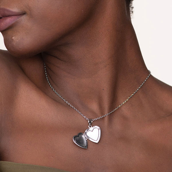 Shop Heart Locket Necklace Palmonas-1