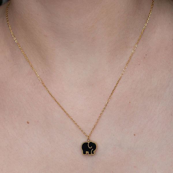 Little Heffalump Necklace- 18k Gold Plated