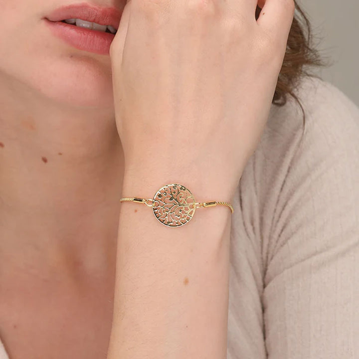 Shop Life Charm Bracelet- 18k Gold Plated Palmonas-1