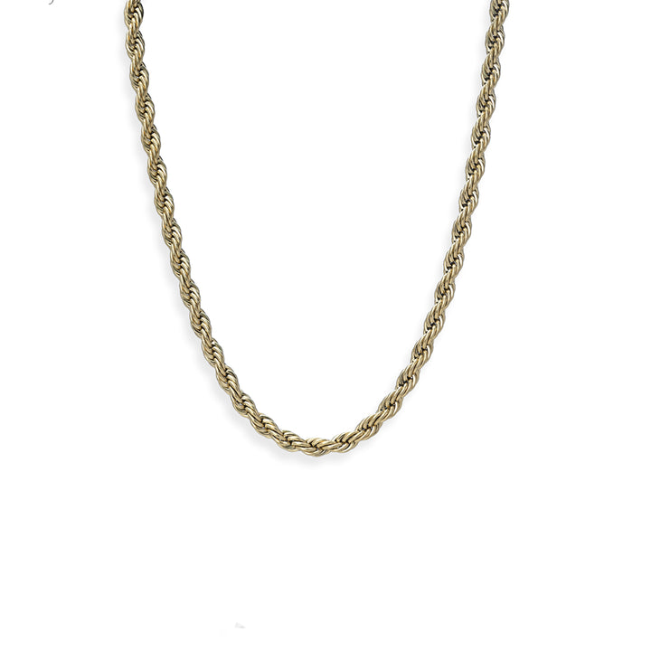 Shop Rope Chain | 18k Gold Plated | 4 MM Palmonas-4