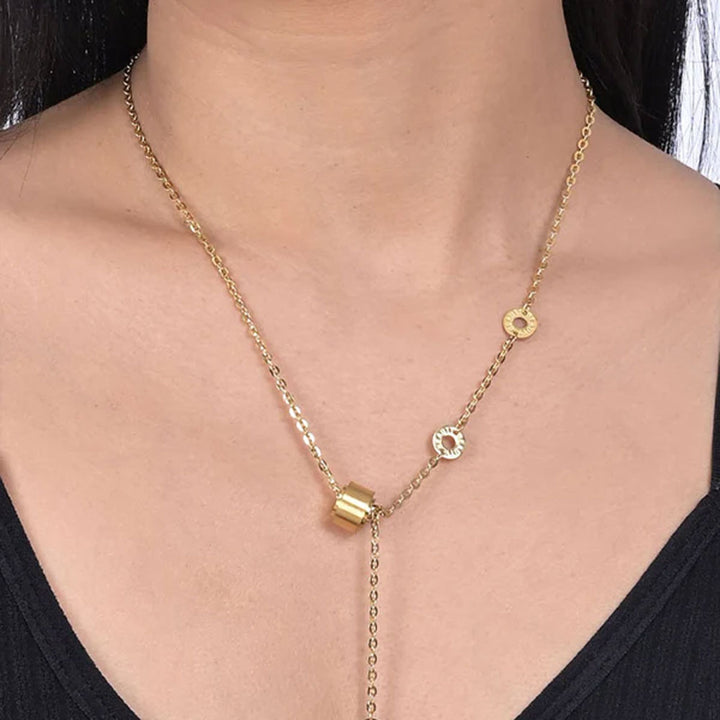 Shop Hollow Clavicle Chain  Necklace | 18k Gold Plated Palmonas-6
