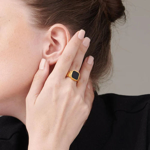 Classy 18Kt Gold Plated Rings For Women Online – Palmonas