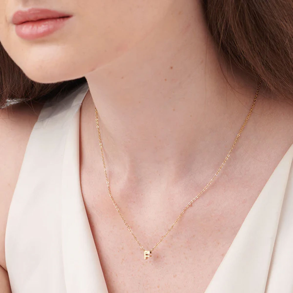 Small Gold Hamsa Hand Pendant Necklace | CarterGore | Wolf & Badger