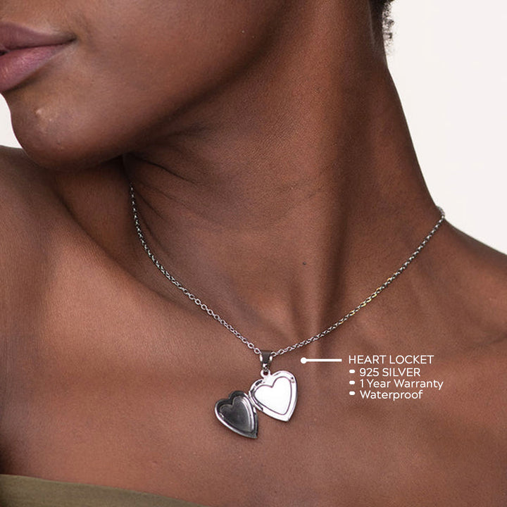 Shop Heart Locket Necklace Palmonas-4