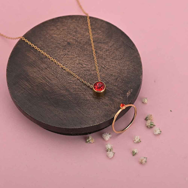 Shop Birthstone Set |18K Rose Gold Plated Palmonas-1