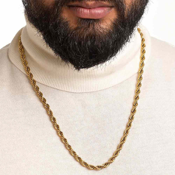 Shop Rope Chain | 18k Gold Plated | 6 MM Palmonas-1