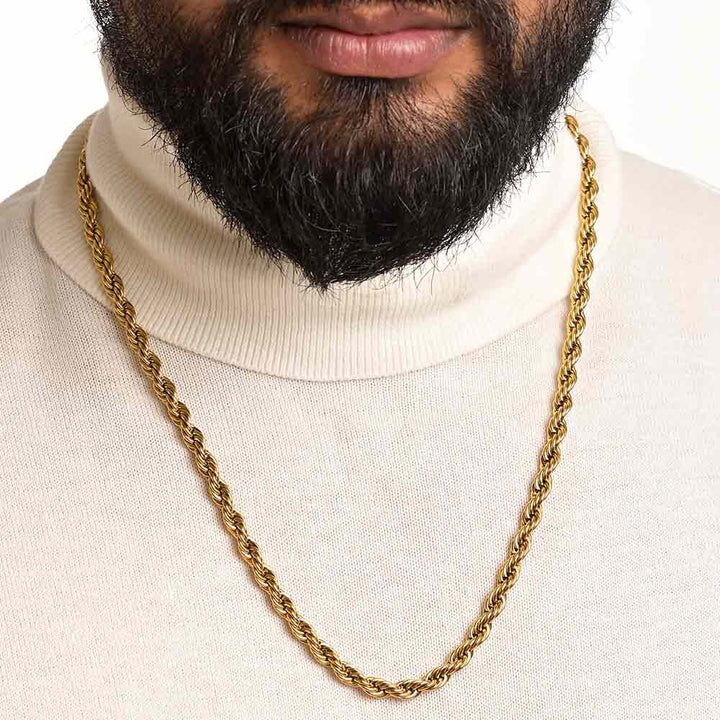 Shop Rope Chain | 18k Gold Plated | 6 MM Palmonas-1