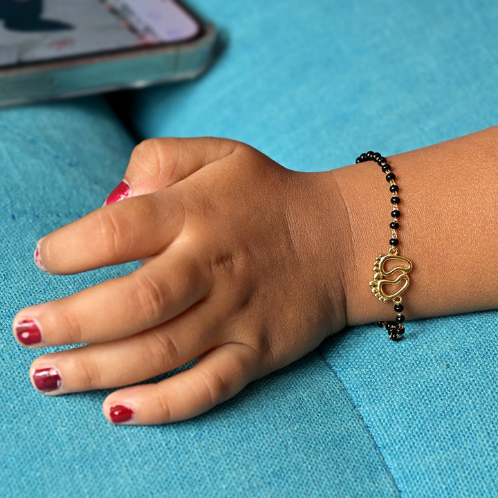 Shop First Step Baby Bracelet | 925 Silver |18K Gold Vermeil Palmonas-1