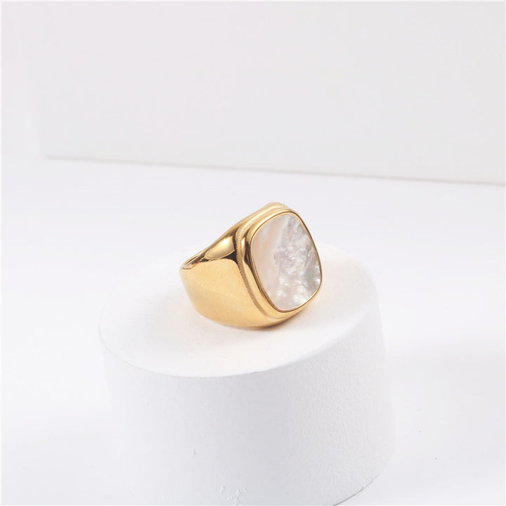 Shop White Galaxy Ring- 18k Gold Plated Palmonas-6